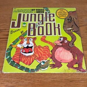 The Jungle Book Peter Pan Records Vinyl LP 8061 Childrens Chorus Hit Songs Movie